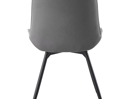 Tufted Swivel Dining Chairs (Set of 2) - Gray