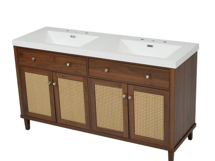 Bathroom Vanity With Double Sink, Large Storage Space