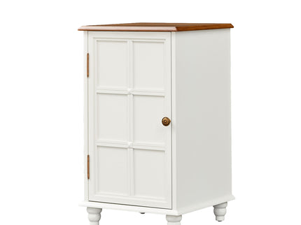 Floor Cabinet With Adjustable Shelf, Storage For Entryway