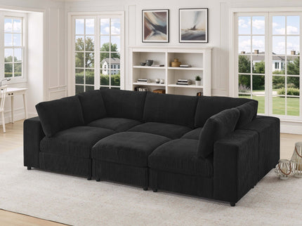 Modern Reversible Modular Sectional