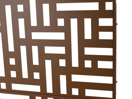 Decorative Freestanding Metal Privacy Screen For Indoor & Outdoor Use