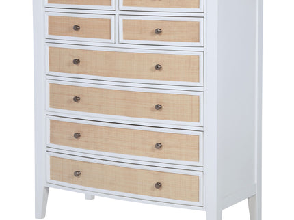 Talia - 8 Drawer Chest - White