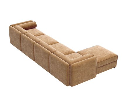 Contemporary Elegant Sofa With Storage And Ottoman