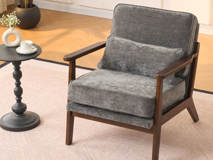 Living Room Chair With Lumbar Pillow