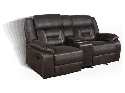 Brazelton - Glider Loveseat With Console