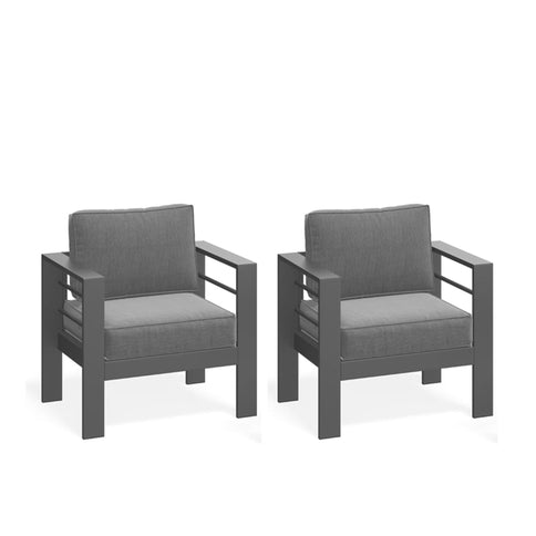 Outdoor Patio Set All-Weather With Thick Cushions