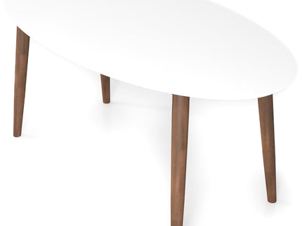 Ada - Mid-Century Modern Style Oval Dining Table