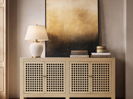 Alden - 4 Door Cabinet - White