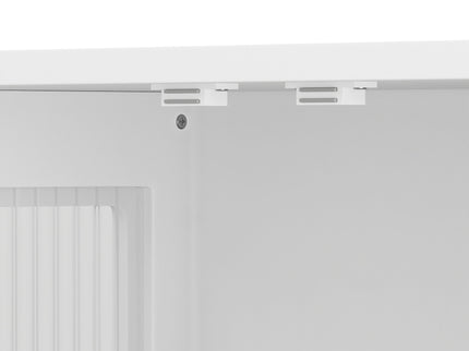 3 Door Wall Cabinet With Glass Door And Towel Bar