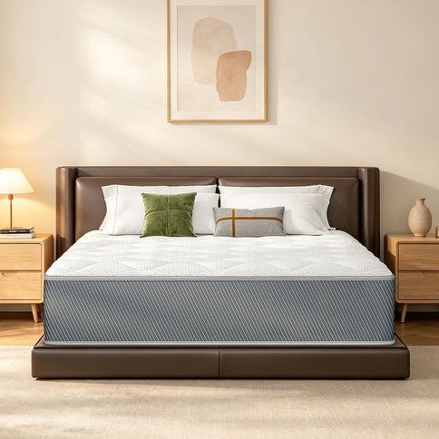 10" Hybrid Mattress With Individual Pocket Coils And Memory Foam