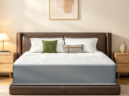 12" Hybrid Mattress With Individual Pocket Coils, Memory Foam