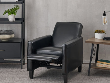 Upholstered Push Back Recliner Chair For Living Room