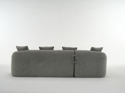 Combined Sofa With 4 Pillows