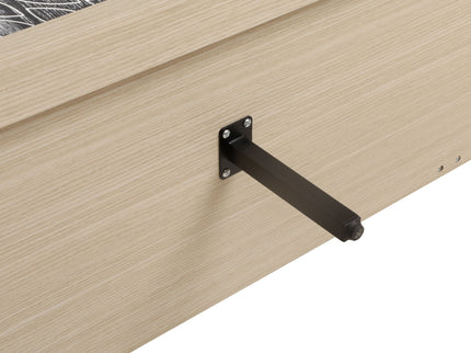 Modern Storage Cabinet With 4 Doors & Adjustable Shelves