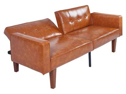 3 Position Split Back Futon Sofa Bed For Living Room