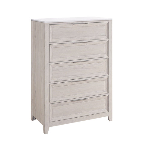 Melissa - 5 Piece Storage Bedroom Set With Padded Headboard
