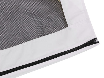 Outsunny - 10' x 13' Replacement Mesh Sidewall Netting For Patio Gazebos And Canopy Tents With Zippers (Sidewall Only) - White