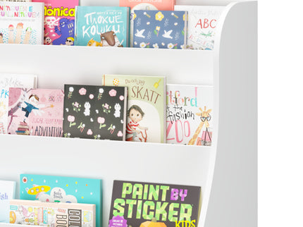 Bookshelf With 3 Bins, Storage Shelf For Toys And Books