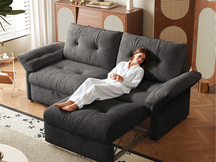 Sofa Bed, 2 In 1 Design For Living Rooms
