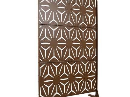Outdoor & Indoor Metal Privacy Screen, Freestanding Decorative Panels