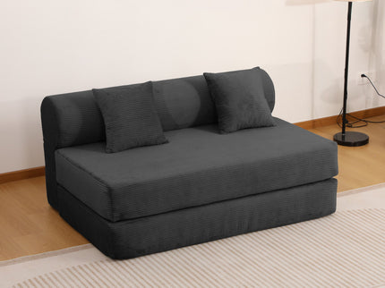 Convertible Sofa Bed, 2 Seater Fold Out Floor Couch