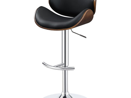 Adjustable Height Bar Stool - Black