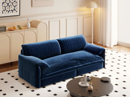 Queen Pull Out Sofa Bed With Side Storage