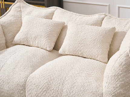 Comfortable Dual Beanbag Chair With High Resilience Foam Core For 2 People