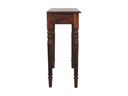Turned Legs Drawer Console Table