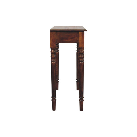 Turned Legs Drawer Console Table