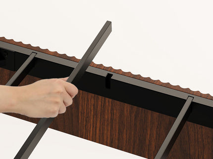 Floating Bedstead With Charging Station And LED Lights