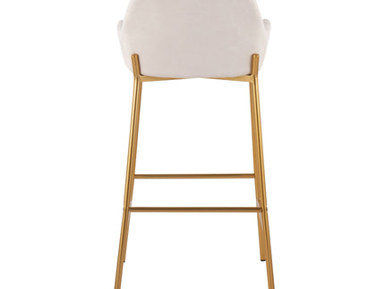 Daniella - Contemporary / Glam Fixed Height Bar Stool (Set of 2)