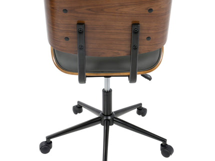 Lombardi - Mid Century Modern Adjustable Office Chair With Swivel