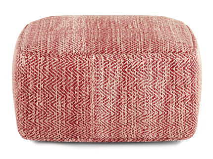 Nate - Handcrafted Square Pouf