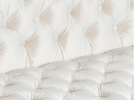 Contemporary 3 Seater Sofa With Button Tufting