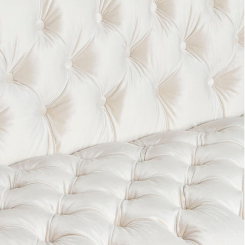 Contemporary 3 Seater Sofa With Button Tufting