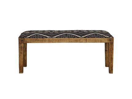 Upholstered Bench - Black