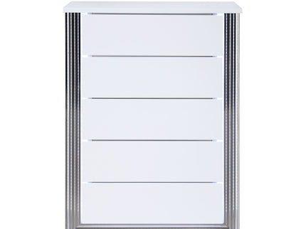 Moon - Smooth Chest With LED - White