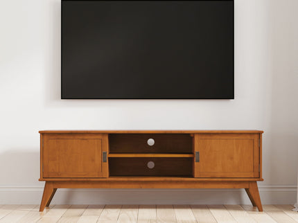 Draper - Handcrafted Mid Century Low TV Media Stand