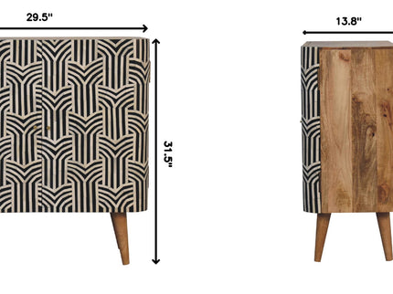 Edessa Bone Inlay Cabinet