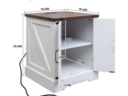 Nightstand With Adjustable Shelf