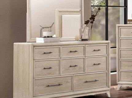 8 Drawers 1 Piece Dresser, Ample Storage Bedroom - Oak