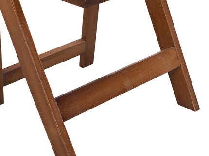 Solid Wood Upholstered Folding Chair Set, Dining Room (Set of 4)