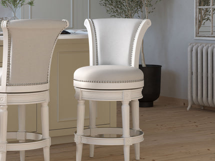 Swivel Barstool With High-Back
