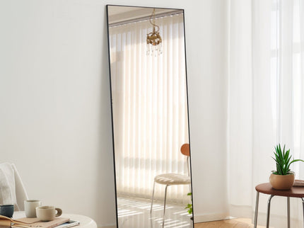 Modern Full Length Mirror With High Definition Shatter Proof Glass And Aluminum Alloy Frame