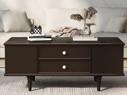 Modern Rectangle Coffee Table With Four Drawers
