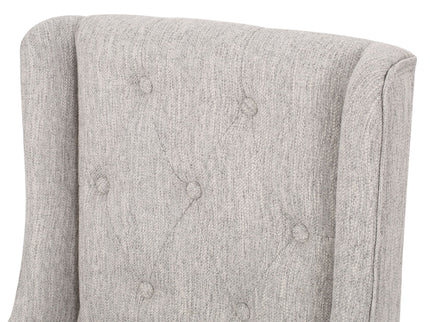 Vienna - Contemporary Fabric Tufted & Wingback Counter Stools (Set of 2)