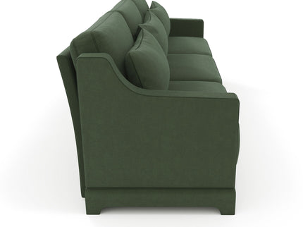 Elegant Sofa With Ergonomic Design And Lumbar Pillows