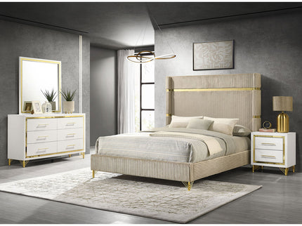 Malcolm - Bedroom Set With Wingback Design