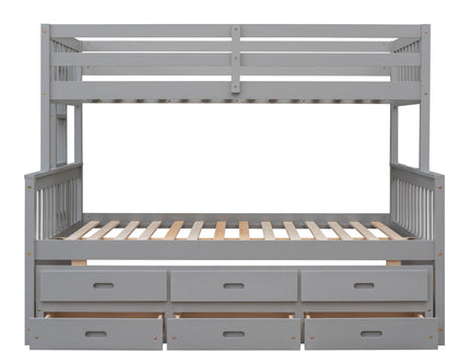 Bunk Bed With Twin Size Trundle And Drawers